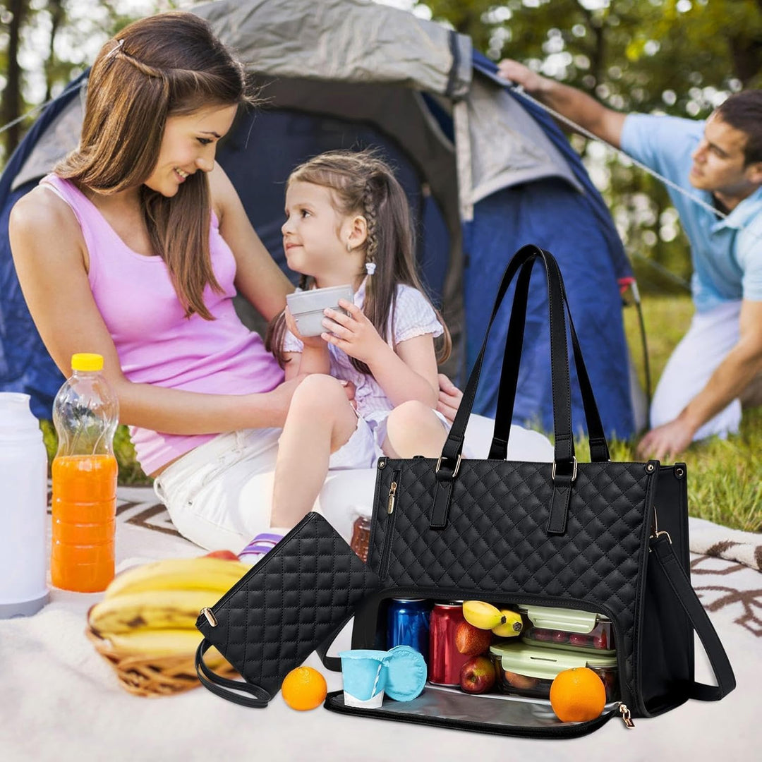 2-in-1 Insulated Lunch & Laptop Tote for Work & Travel | Stornfield