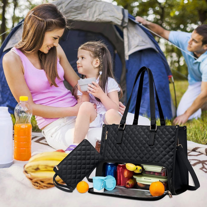 2-in-1 Insulated Lunch & Laptop Tote for Work & Travel | Stornfield