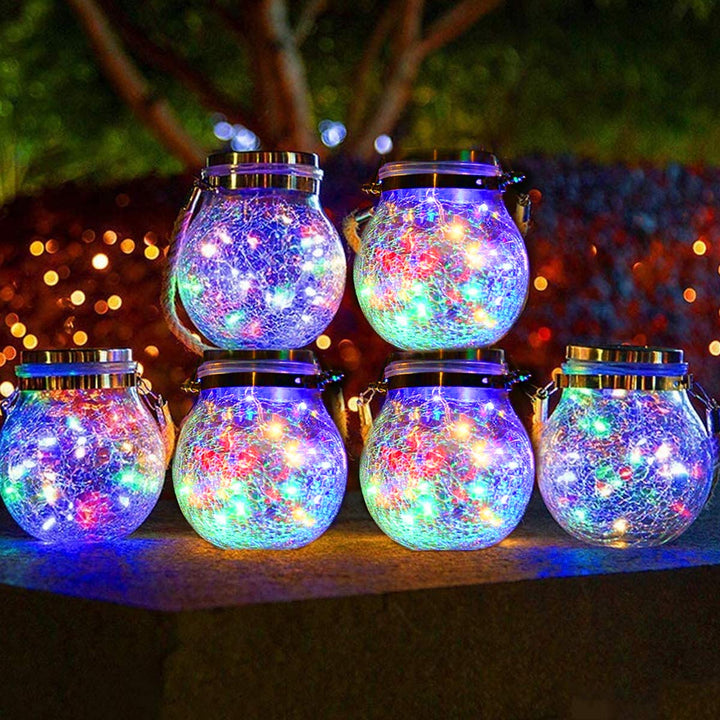 Solar Mason Jar Lamp - Lunara | Stornfield