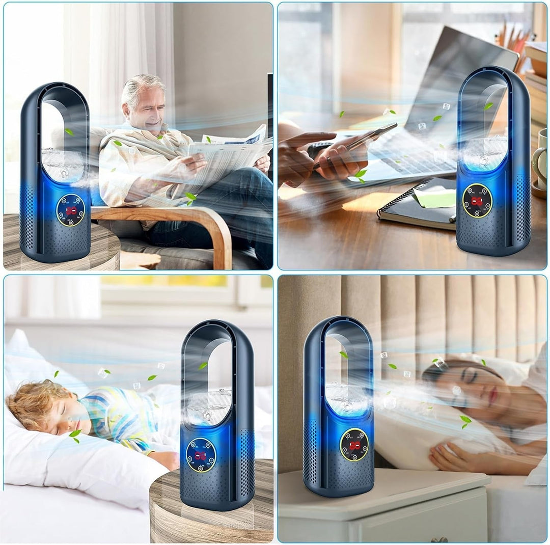 Bladeless Portable Air Conditioner | Ultra-Quiet, Ergonomic Design & Ideal for Home and Office Use | Stornfield