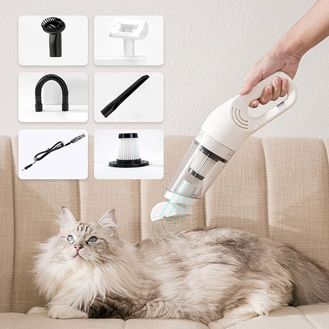 Cordless pet hair vacuum cleaner with HEPA & 4 attachments Stornfield