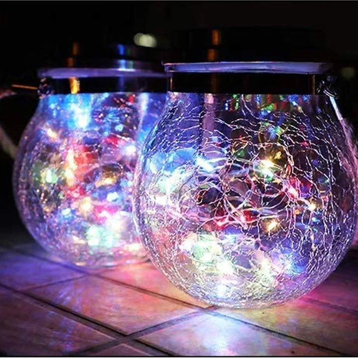 Solar Mason Jar Lamp - Lunara | Stornfield
