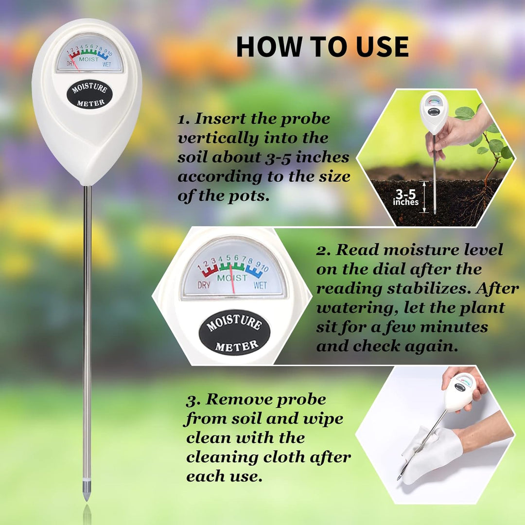 Stornfield | Soil moisture meter for precise moisture measurement in soil – Ideal for plant care