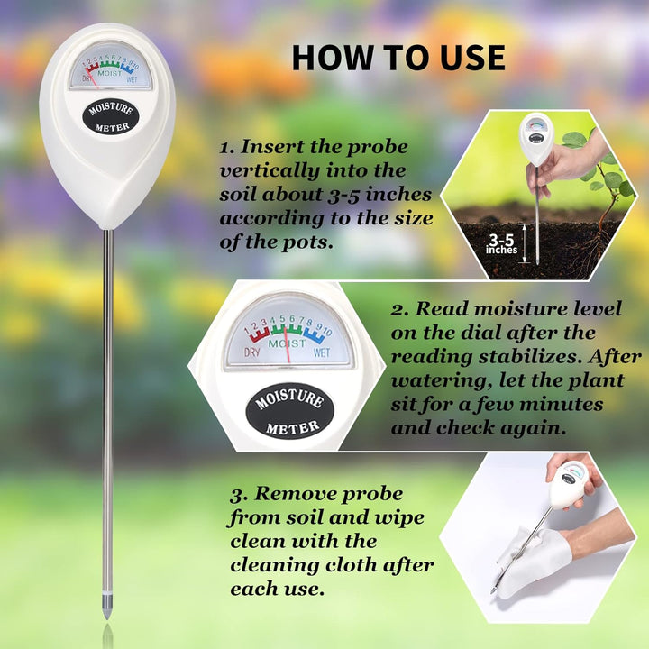 Stornfield | Soil moisture meter for precise moisture measurement in soil – Ideal for plant care