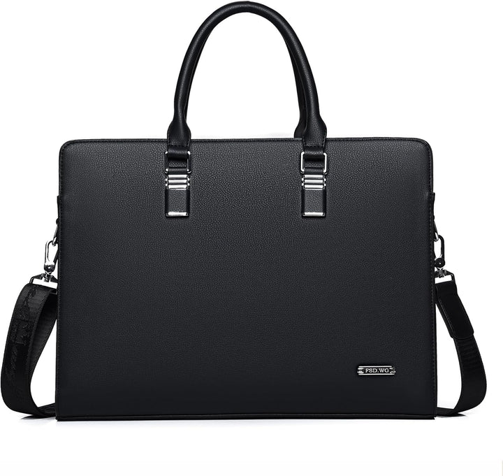 Genuine Leather Multi-Compartment Business Briefcase for Professionals | Stornfield