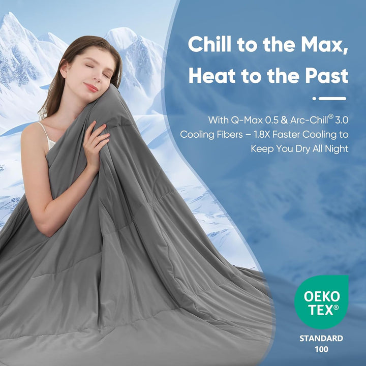 Revolutionary Cloudy 3D Cooling Comforter  Extreme Q Max 0.5 | Stornfield