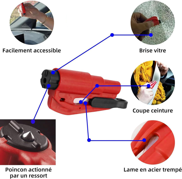 Window breaker & seatbelt cutter | Emergency escape tool | Stornfield