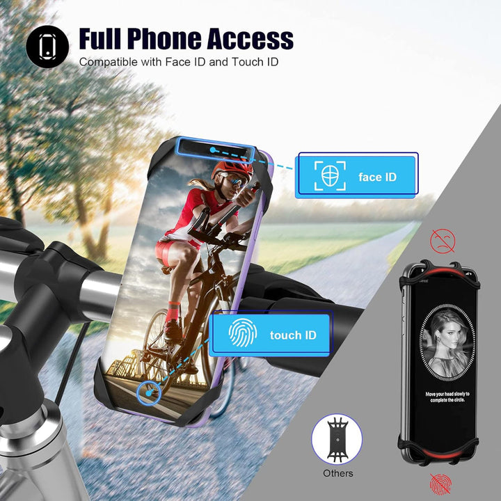 Bicycle phone holder 360° rotatable removable | Stornfield