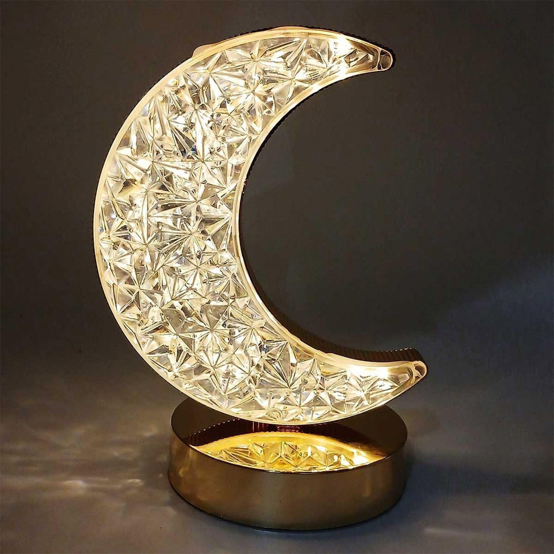 Half Moon Crystal Lamp | Stornfield