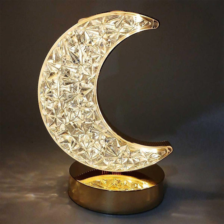 Half Moon Crystal Lamp | Stornfield