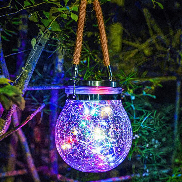 Solar Mason Jar Lamp - Lunara | Stornfield
