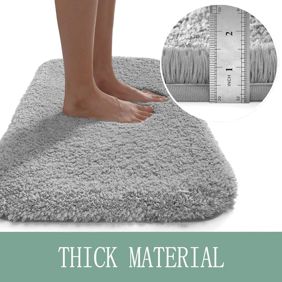Thick Microfiber Bath Mat - Soft, Absorbent, Non-Slip - Perfect for Bathroom and Bedroom | Stornfield