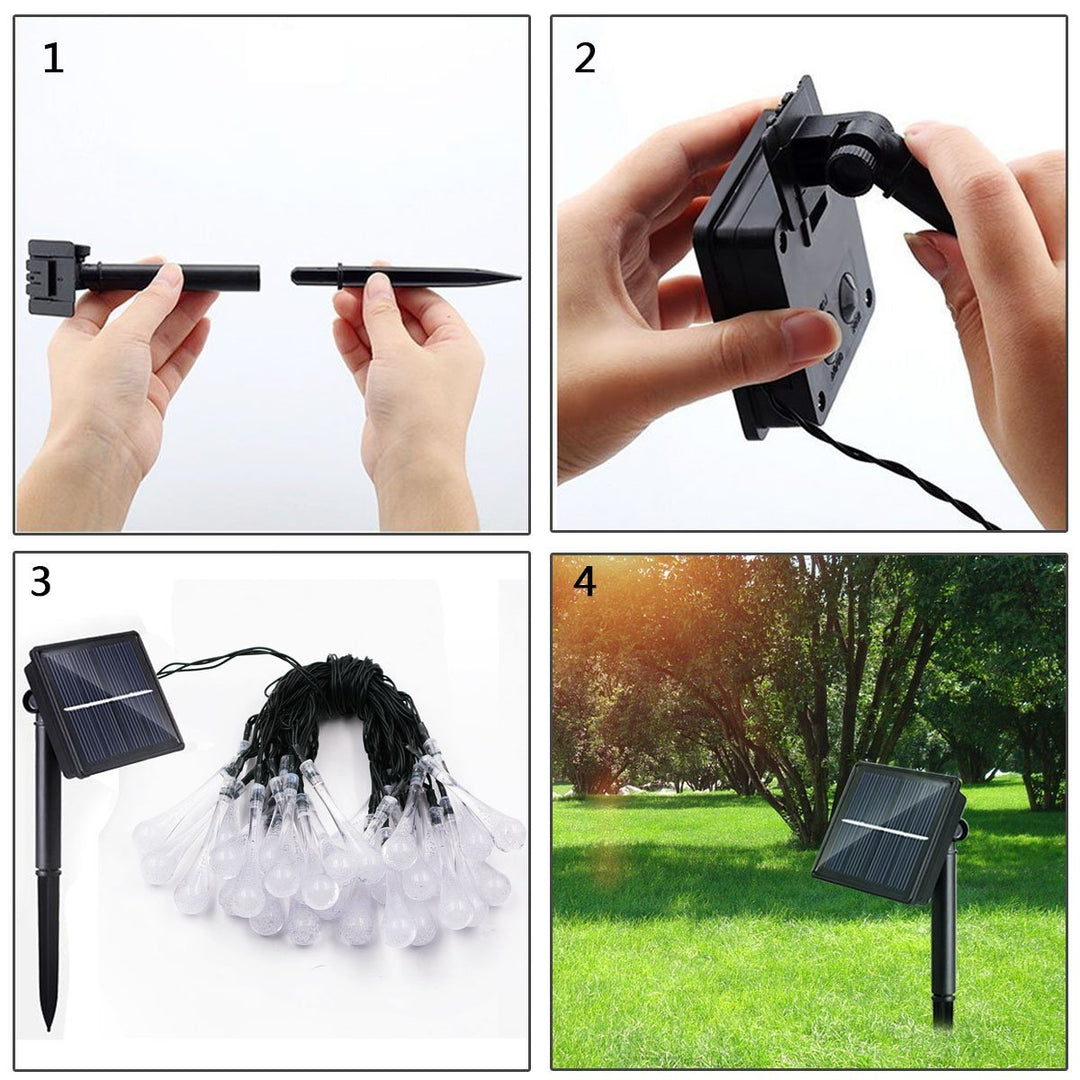 Water Drop Solar Lights | Stornfield