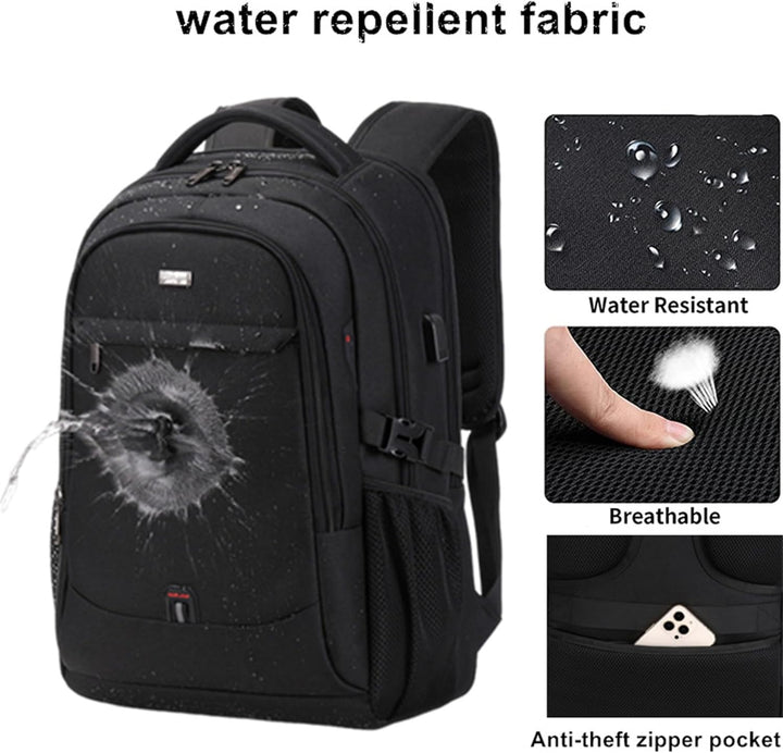Water-Resistant Laptop & Travel Backpack with Organised Compartments | Stornfield