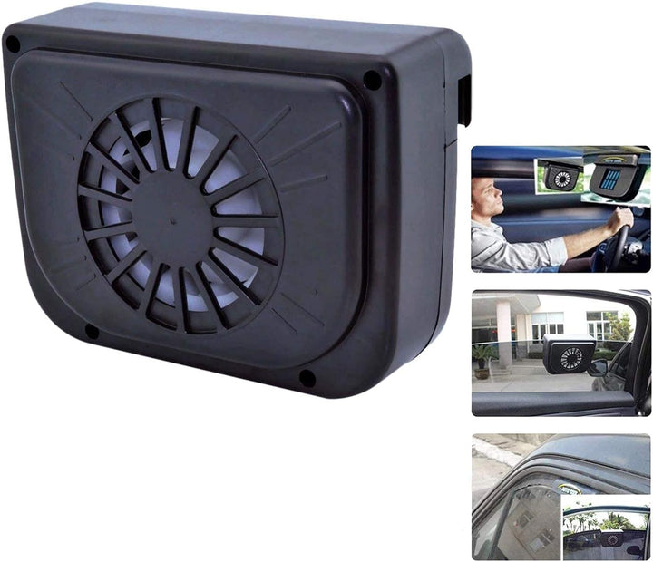 Solar-Powered Car Ventilation Fan for Odor and Smoke Elimination | Stornfield