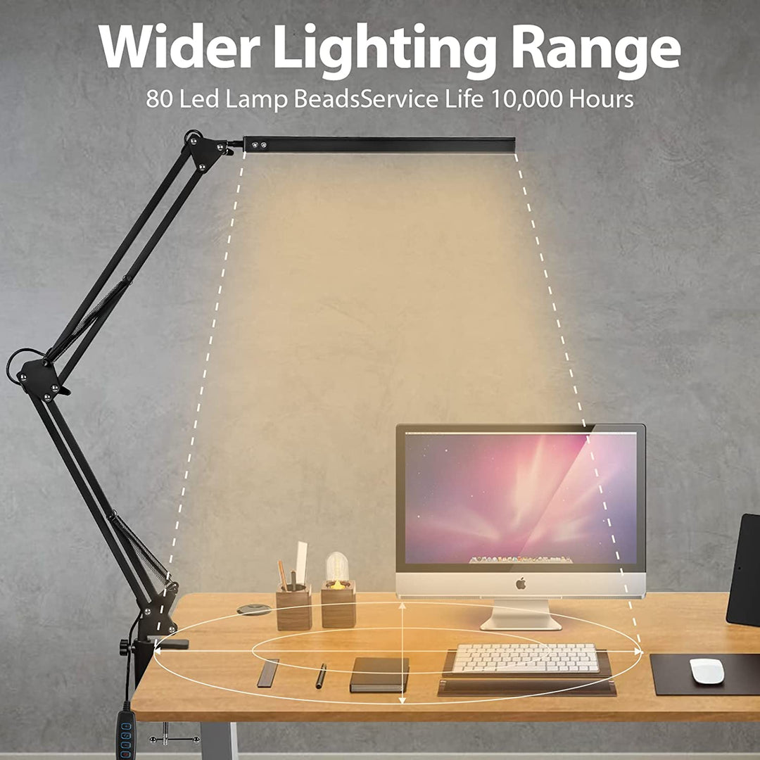 LED Desk Lamp Clamp Light Dimmable 10W | Stornfield
