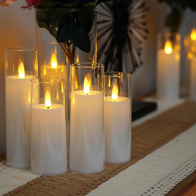 Flameless Acrylic Candle 9-Piece Set Stornfield