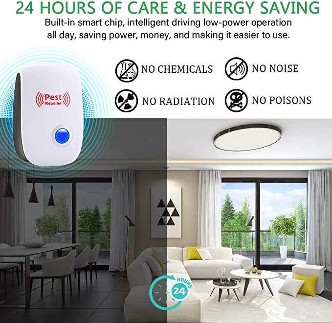 Stornfield | Ultrasonic Rat Repeller Device - Effective Pest Control for Rodents in 48 Hours - Safe for Home & Garden Use