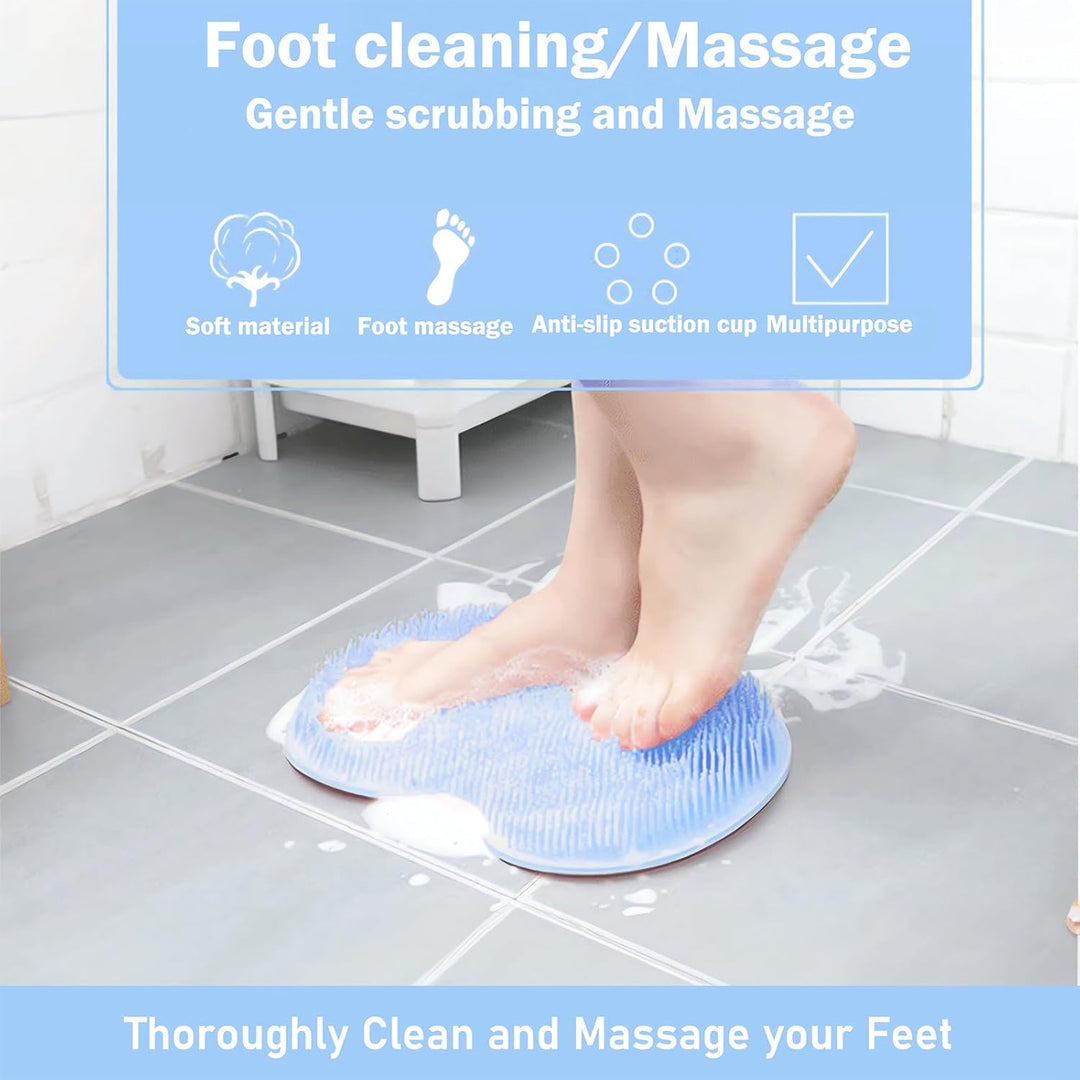 CleanFootFlex Hands-Free Silicone Foot Clean Mat Stornfield