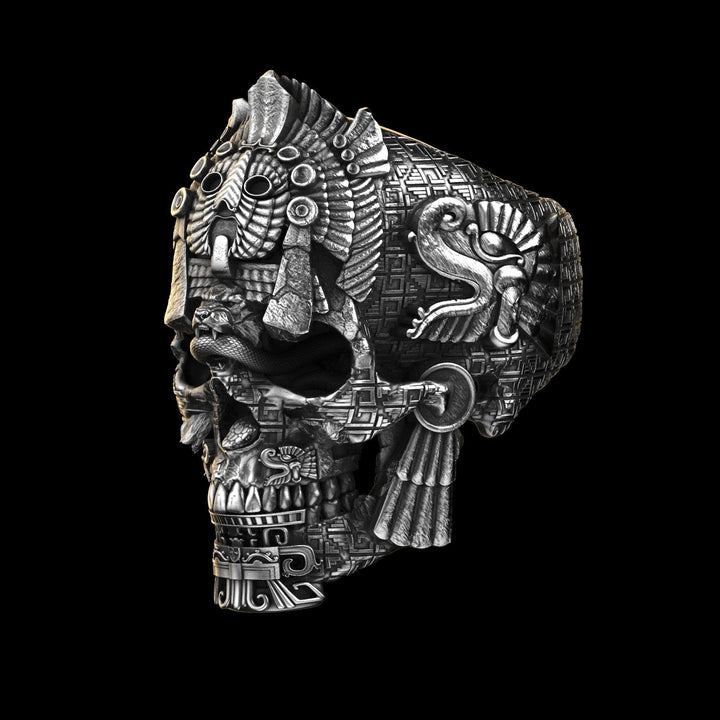 Stornfield | Sterling Silver Black Skull Ring