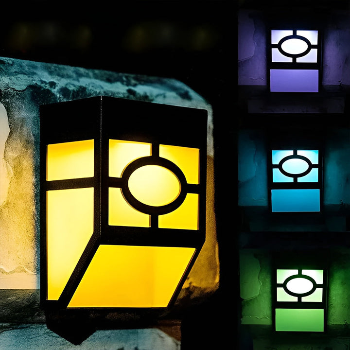 Solar LED Wall Light – Energy Saving and Weatherproof | 2-Pack for Outdoor Use | Stornfield