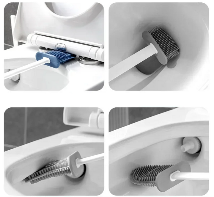 FlexiClean Silicone Toilet Brush Set Stornfield