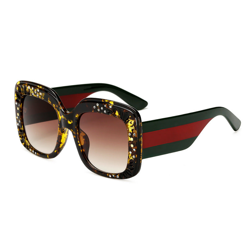 Ladies oversized fashionable sunglasses with sparkling embellishments Stornfield