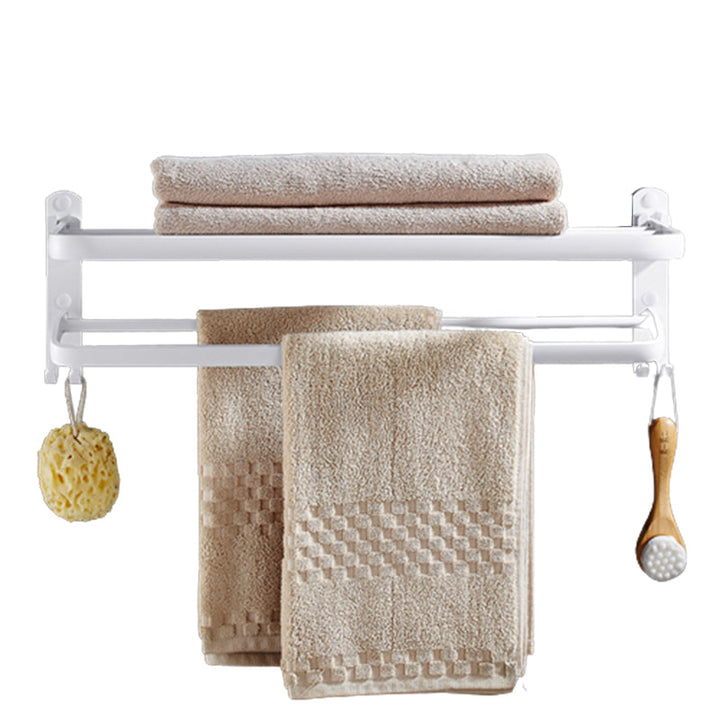 Stornfield | White Bathroom Accessories Hardware Set Modern Bathroom Accessories Set, Towel Rack