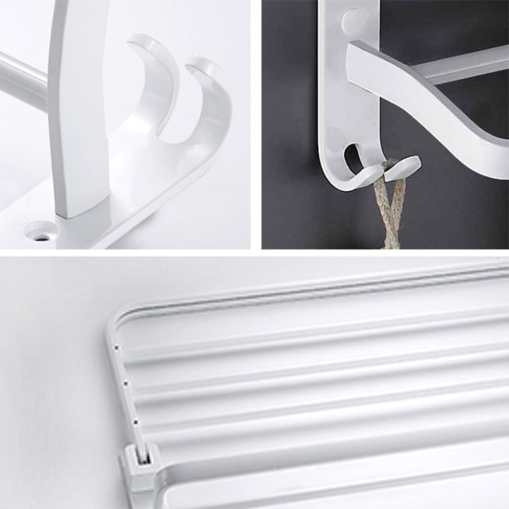 Stornfield | White Bathroom Accessories Hardware Set Modern Bathroom Accessories Set, Towel Rack