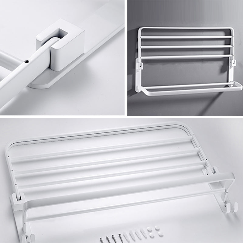 Stornfield | White Bathroom Accessories Hardware Set Modern Bathroom Accessories Set, Towel Rack