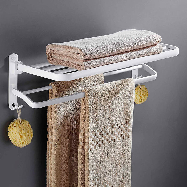 Stornfield | White Bathroom Accessories Hardware Set Modern Bathroom Accessories Set, Towel Rack