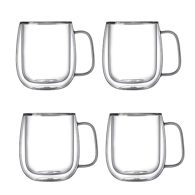ThermoSip Double-Walled Glass Mug – Borosilicate Glass, Heat Resistant & Elegant | Stornfield