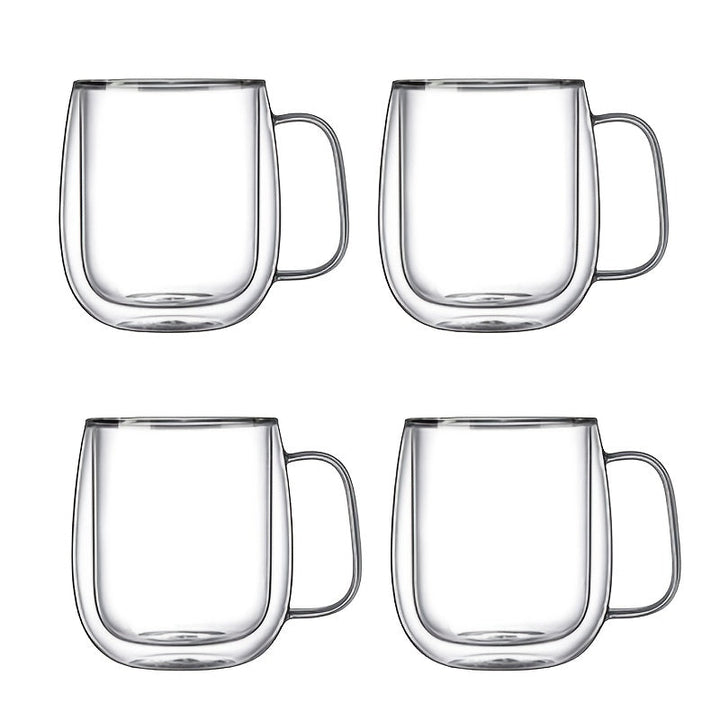 ThermoSip Double-Walled Glass Mug – Borosilicate Glass, Heat Resistant & Elegant | Stornfield