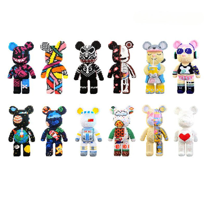 Stornfield | DIY Pixel Art Block Bear Figures – Creative Building & Collectible Display