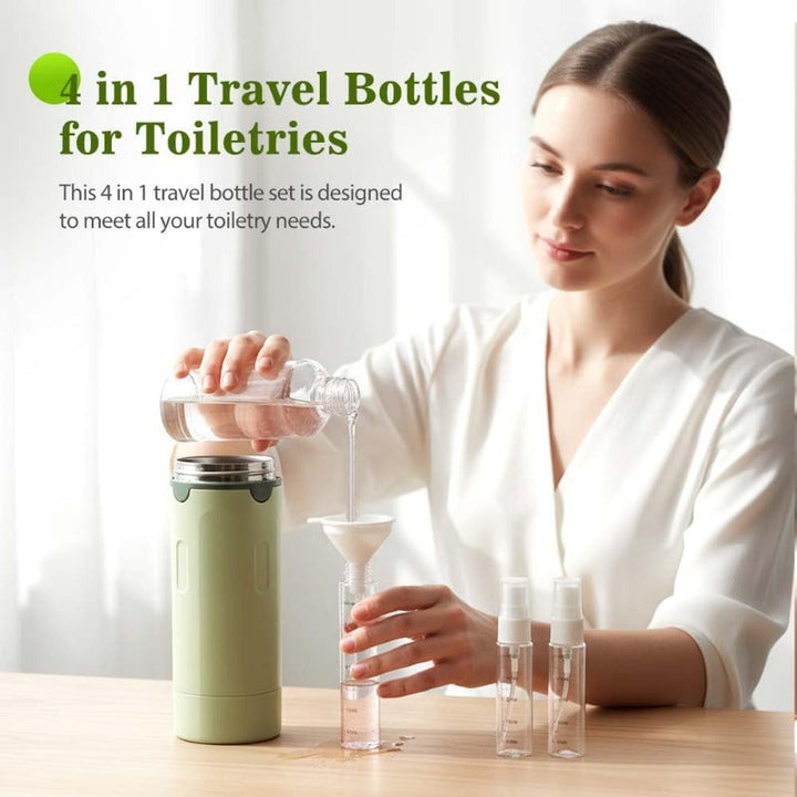 Stornfield 4-in-1 Travel Toiletry Dispenser