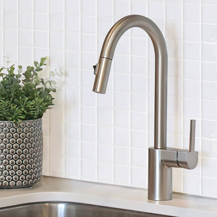 Stornfield | Waterproof Self-Adhesive White Mosaic Tiles for Kitchen Backsplash