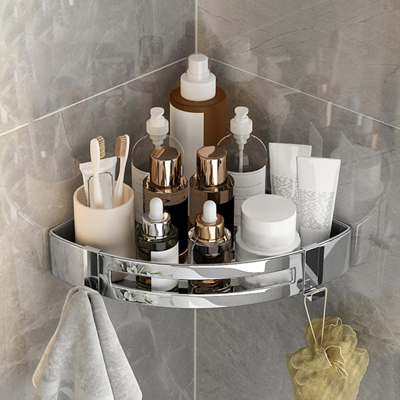 Stornfield | 3-Piece Gold/Silver Modern Bathroom Accessory Set, Bath Shelf