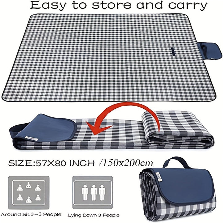 Stornfield | Extra Large Waterproof Picnic Blanket | Foldable Outdoor Mat