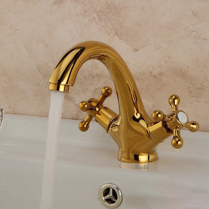 Stornfield | Industrial Widespread Two-Handle Cross Faucet