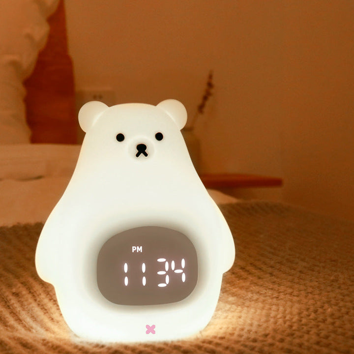 Stornfield | White Bear Lamp with Sleep Timer