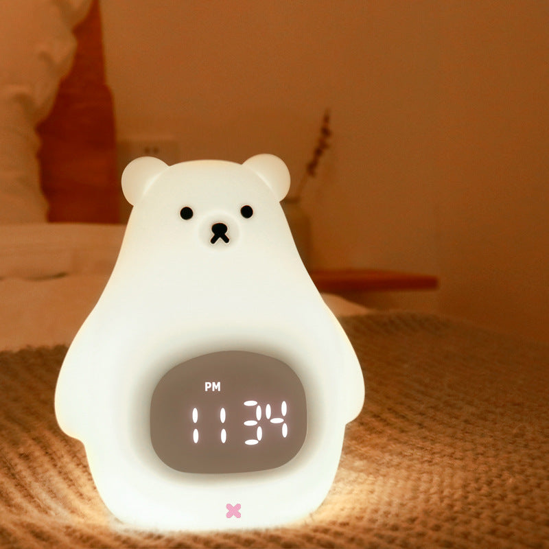 Stornfield | White Bear Lamp with Sleep Timer