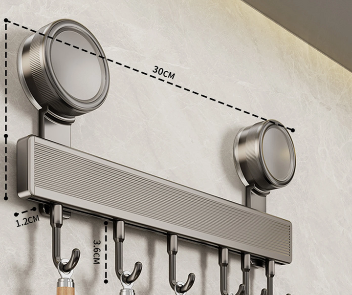 ChefSpace Kitchen Wall Hook Rail Stornfield