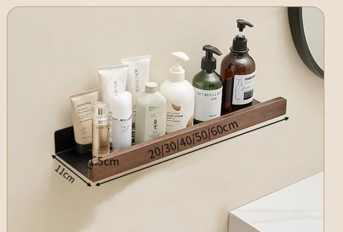 CulinaWood Kitchen Wall Shelf Stornfield