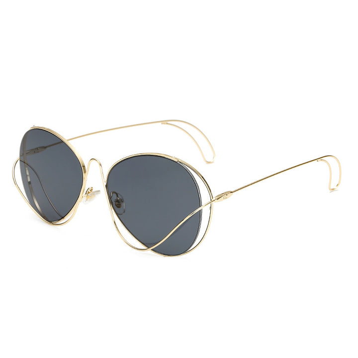 Ladies' fashion half-frame glasses with intricate, minimalist design Stornfield