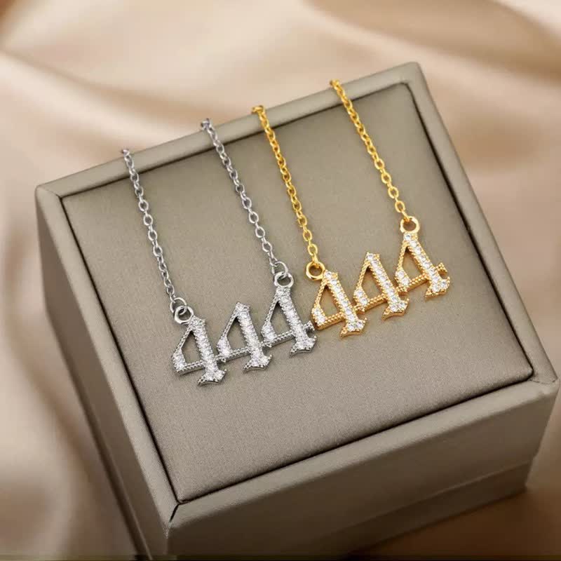 Stornfield | English Number Zircon Necklace – Seraphina