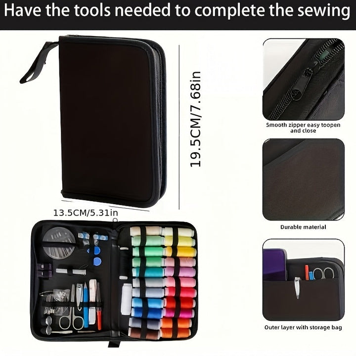 Sewing kit 100 pieces in case | Stornfield