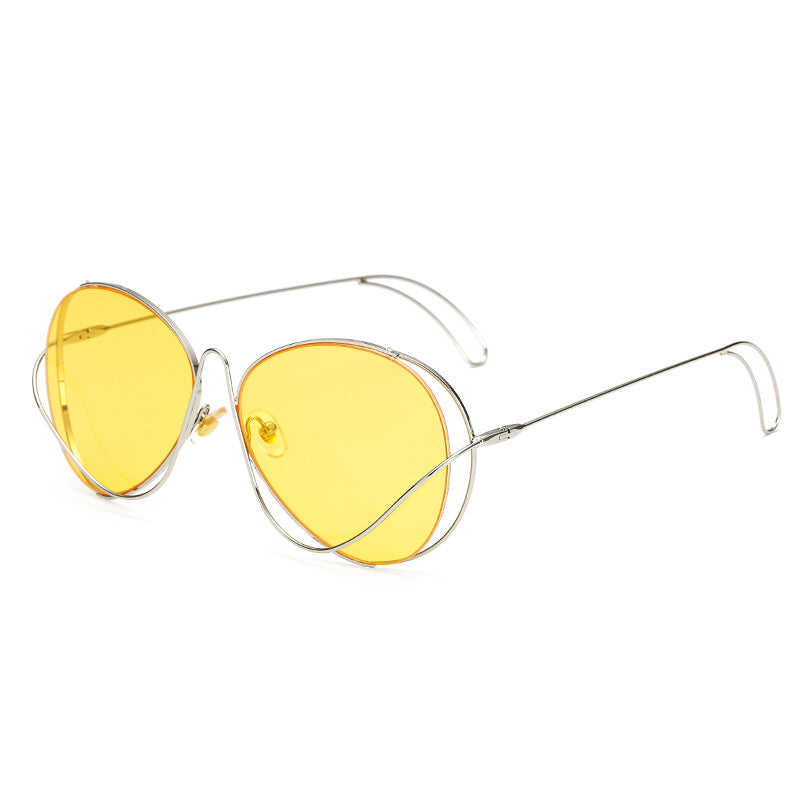 Ladies' fashion half-frame glasses with intricate, minimalist design Stornfield