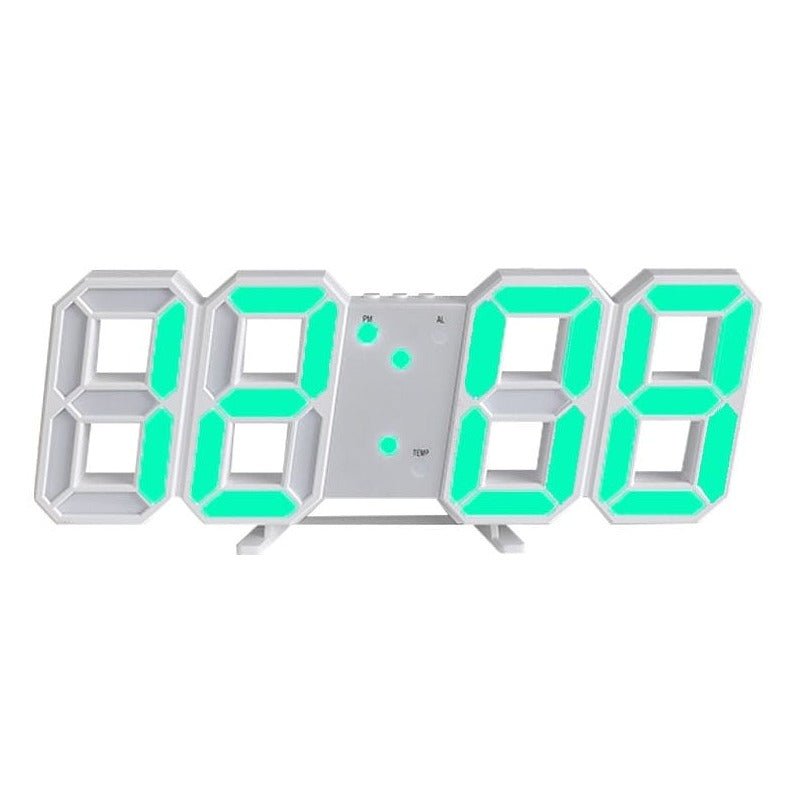 ClariTime 3D LED Wall Clock — Recognize your stress-free time in radiant clarity at any time | Stornfield