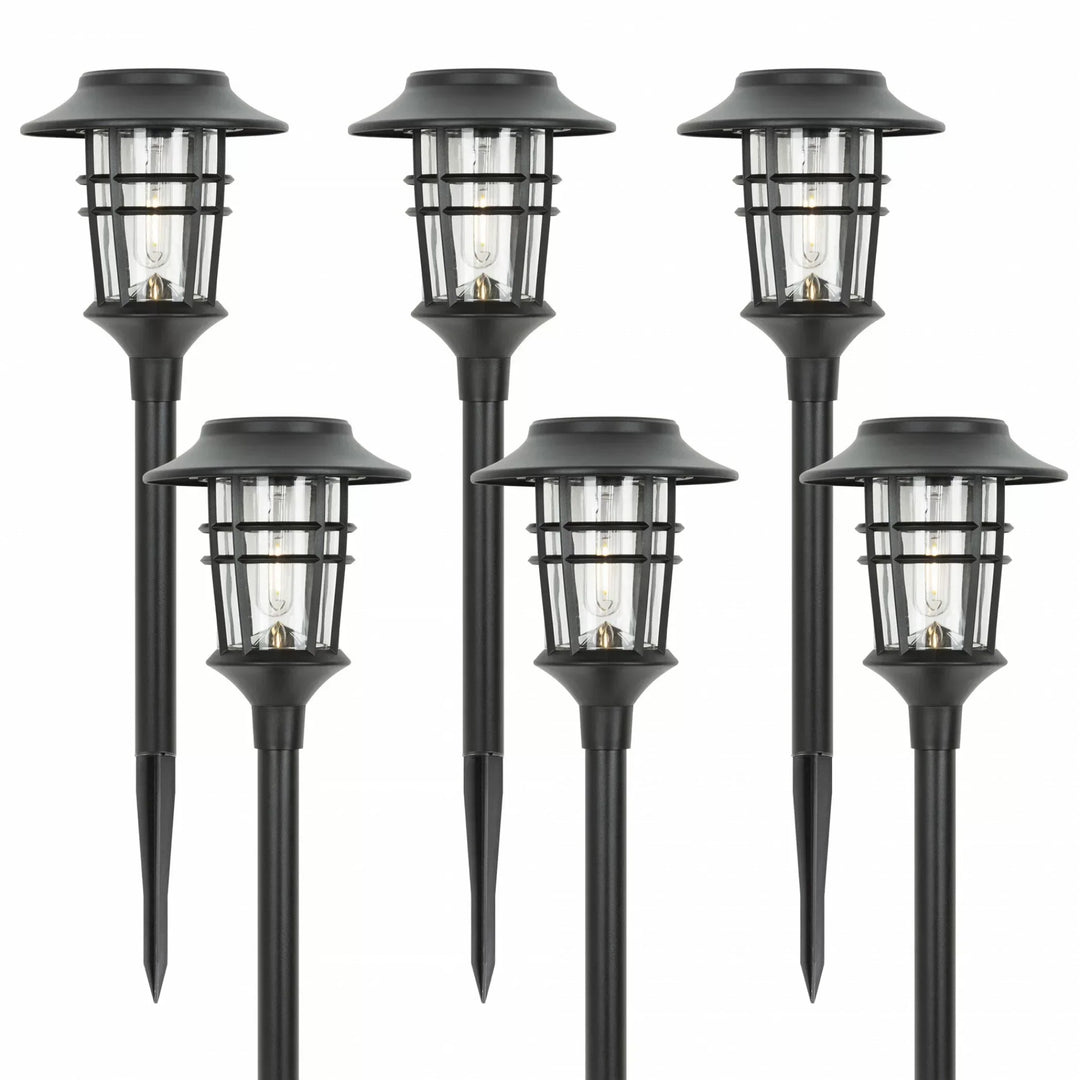 Premium Solar Torch Garden Lights - Set of 6 | Stornfield