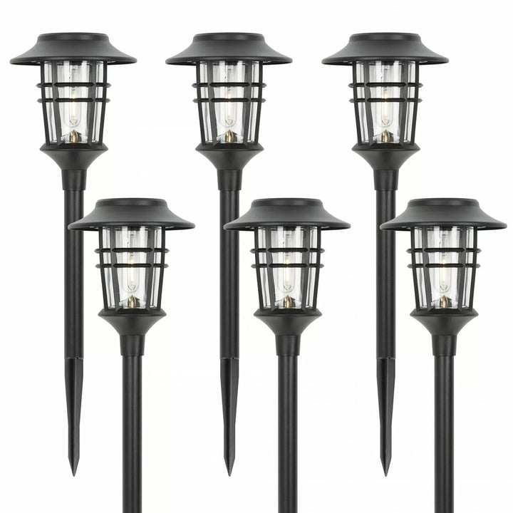 Premium Solar Torch Garden Lights - Set of 6 | Stornfield